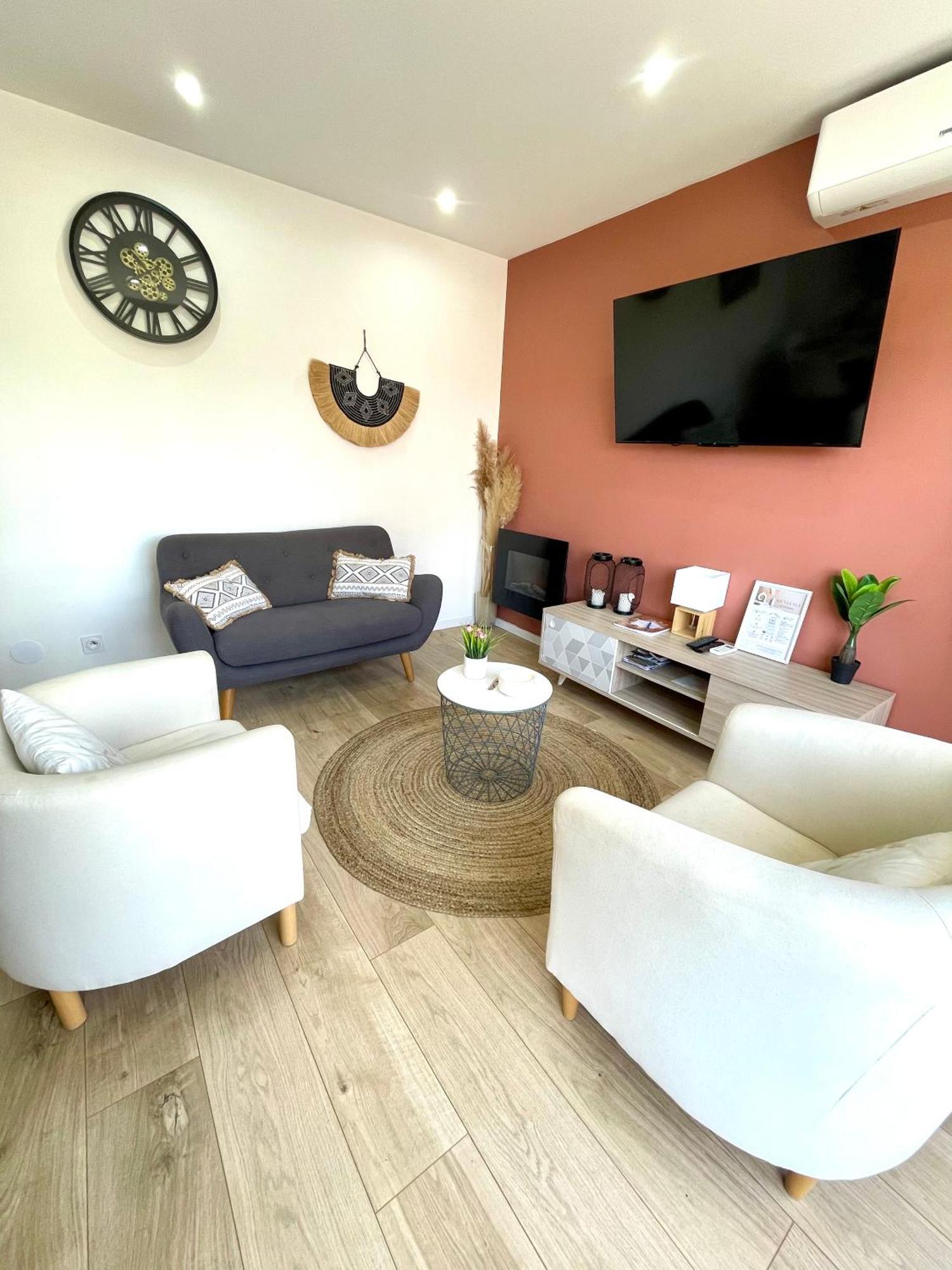 Apartment Le Terra-cota 3 Ch Privees 10' Gare-port Et Plage, Wfi, Cosy